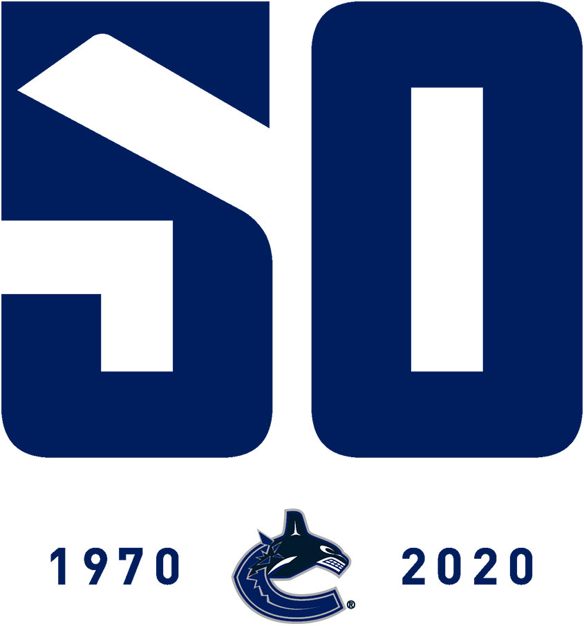 Vancouver Canucks 2019 20 Anniversary Logo 02 iron on paper